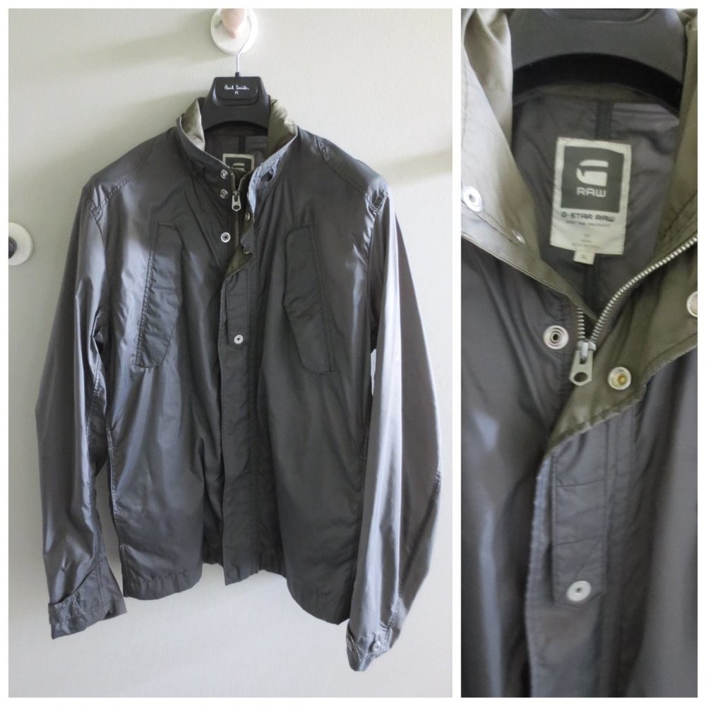 G-STAR RAW MEN'S WINDBREAKER JACKET LIGHTWEIGHT